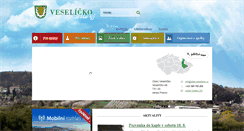 Desktop Screenshot of obec-veselicko.cz